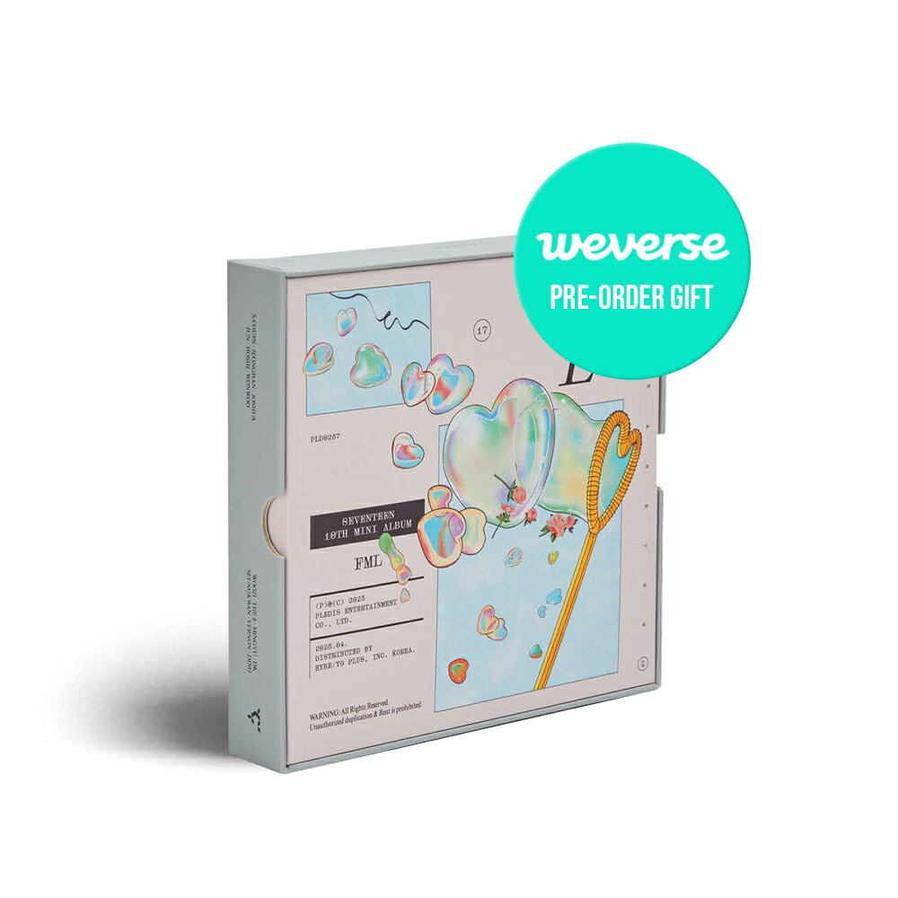 【Weverse特典付】 CARAT VER / SEVENTEEN - FML アルバム / ALBUM / Super / F*ck My Life / SVT BIND..