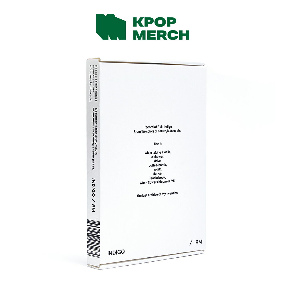 BTS RM]RM - Indigo Book Edition (book ver.)[122珇]