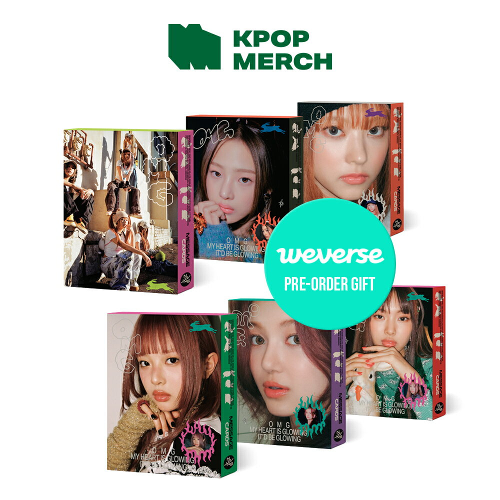 [ Weverse特典] NewJeans OMG (Message Card Ver.) randomランダム