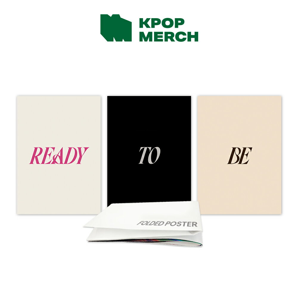 [ГT]TWICE-READY TO BE(12th mini album)SETZbg[310\]Folded poster