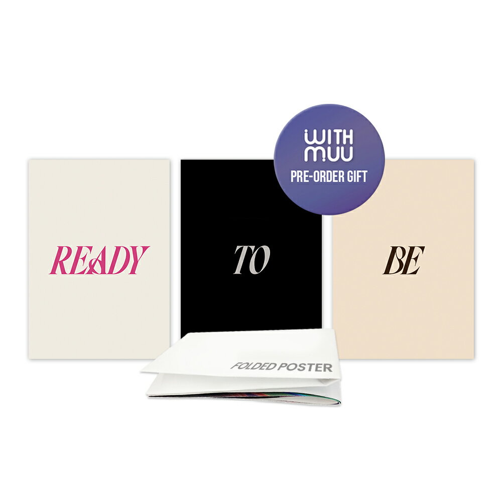 [WithmuuT]TWICE-READY TO BE(12th mini album)SETZbg[310\](Folded poster)