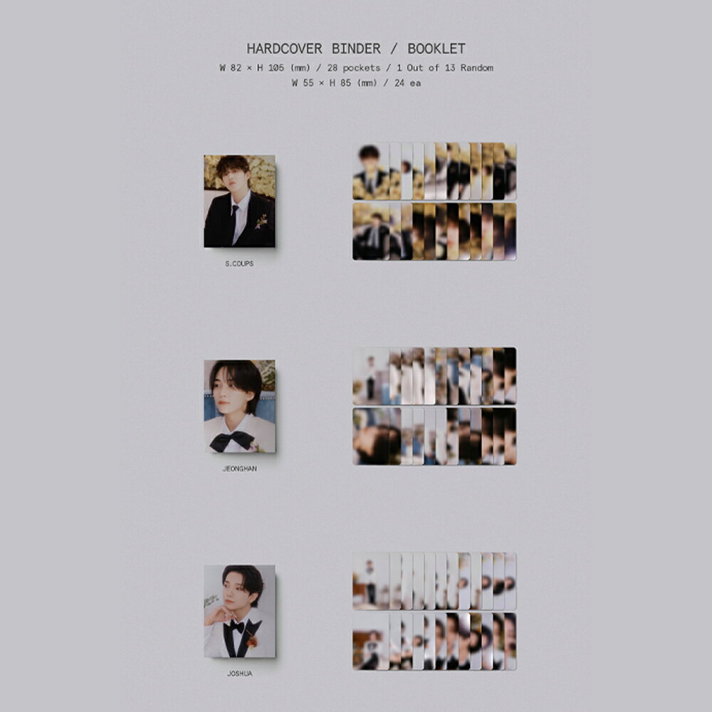 SEVENTEEN - FML / CARAT ver / CD / RANDOM / ALBUM / Álbum / SVT / BINDER — vista 3
