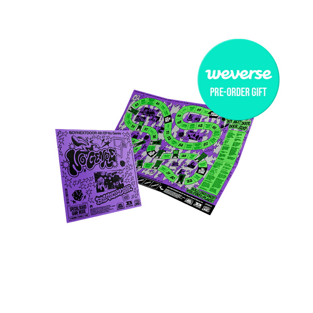 【WEVERSE特典選択】 BOYNEXTDOOR - No Genre / アルバム / BOARD GAME ver / 4th EP / KPOP ALBUM / B..