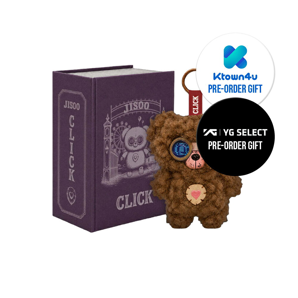 【ONLINE特典選択】 BLACKPINK JISOO - CLICK / SINGLE ALBUM / CLICK BABY BEAR NFC VER / アルバム