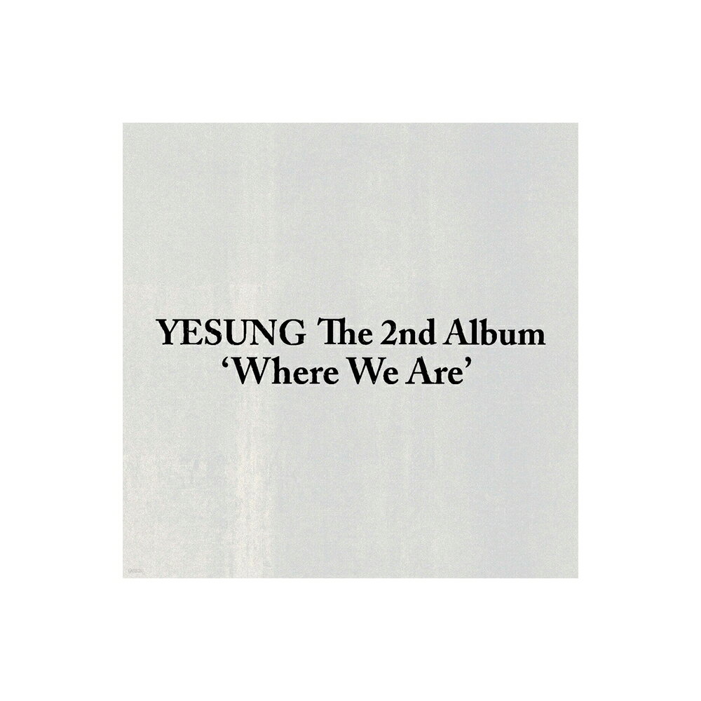 Super junior Yesung - WHERE WE ARE / SMINI ver / アルバム
