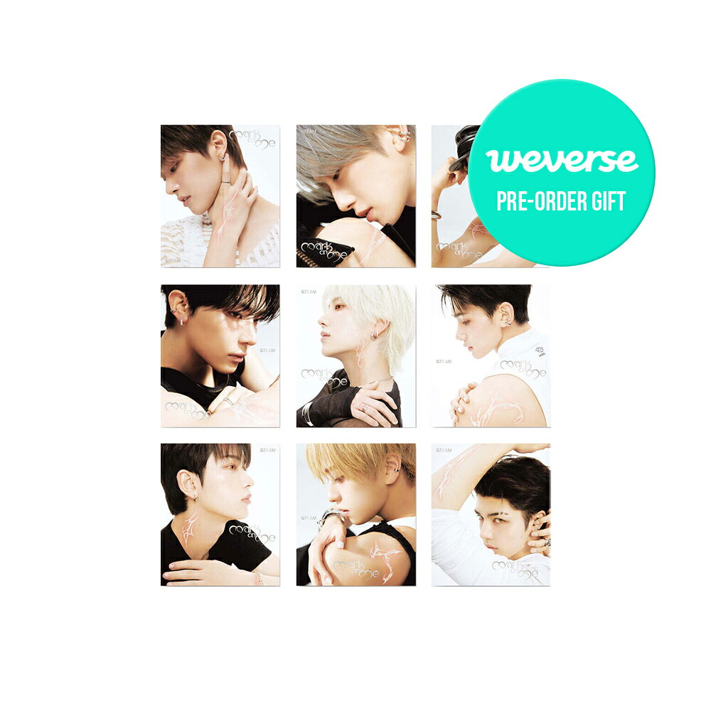 【WEVERSE特典選択】 &TEAM - MARK ON ME / KR 2ND MINI ALBUM / SOLO VER / アルバム9種