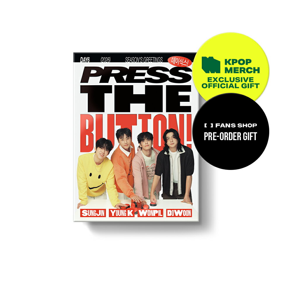 【ONLINE特典付】 DAY6 PRESS THE BUTTON 2026 SEASON GREETINGS / シーズングリーティング / カレンダ..