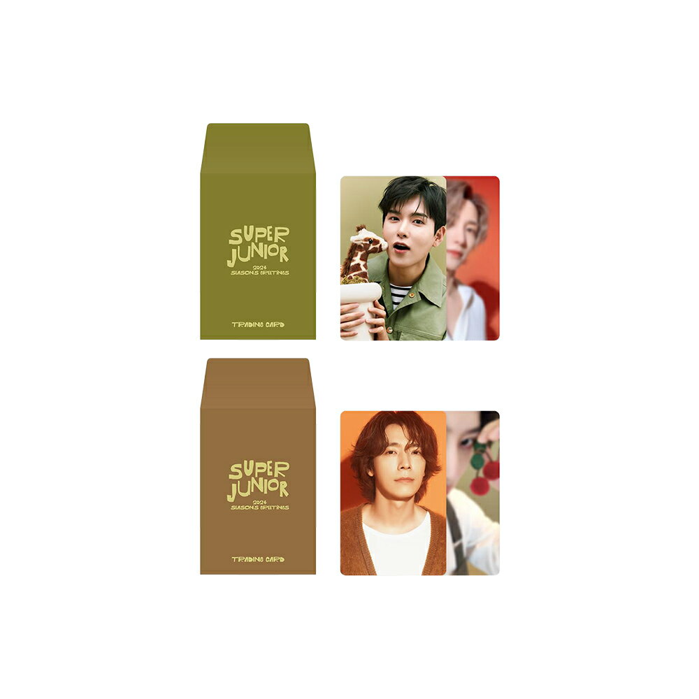 Asian, Korean Music, K-Pop - SUPER JUNIOR SM 2024 SEASONS GREETINGS RANDOM TRADING CARD / シーグリ / MD / HOT SALE