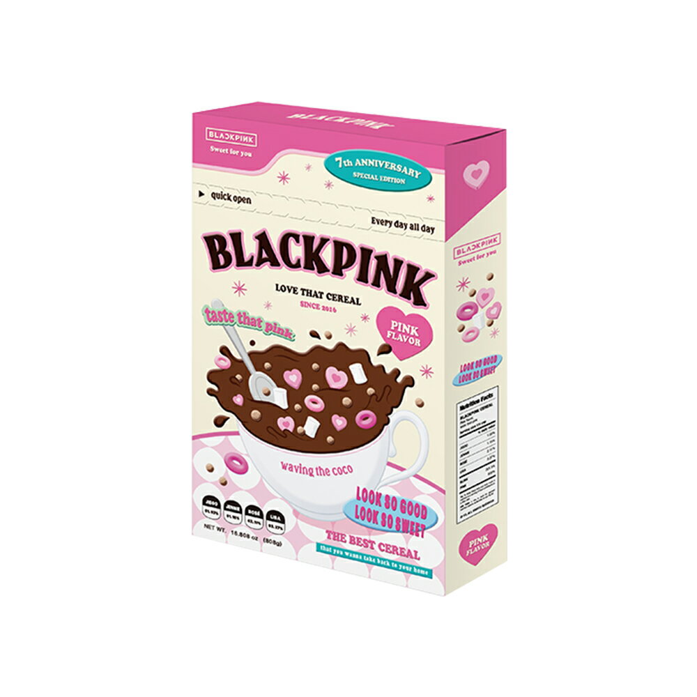 乐天商城 - BLACKPINK - ANNIVERSARY 2023 DEBUT ANNIVERSARY CEREAL DECO KIT
