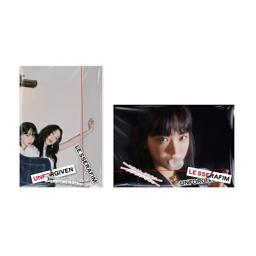 乐天商城 - LE SSERAFIM - UNFORGIVEN / WEVERSE ALBUMS VER / アルバム2種選択 / セット
