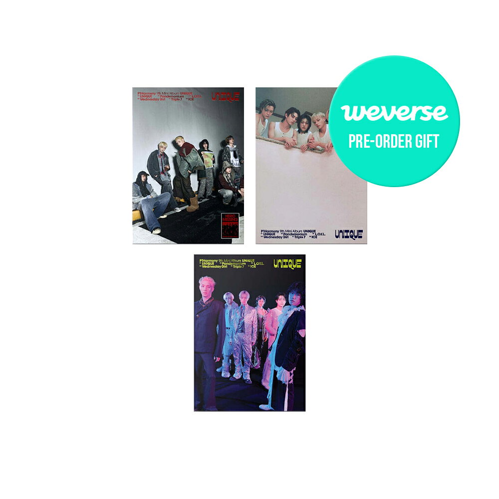 乐天商城 - 【WEVERSE特典選択】 P1HARMONY - UNIQUE / PHOTOBOOK VER / アルバム3種選択 / バージョン選択 / セット