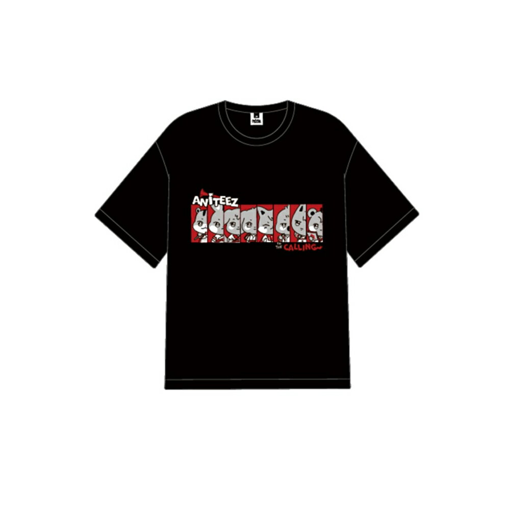 乐天商城 - ATEEZ X ANITEEZ / ANITEEZ IN THE CALLING MD / 11 T-SHIRTS / BLACK VER / SIZE 2種選択