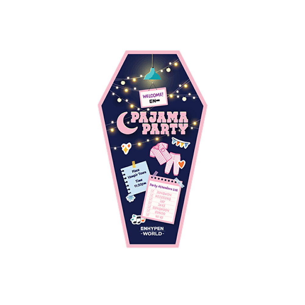 乐天商城 - ENHYPEN WORLD COUPON CARD COLLECTION / PAJAMA PARTY SPECIAL ver / VAMPIR TICKET + COUPON CARD + etc