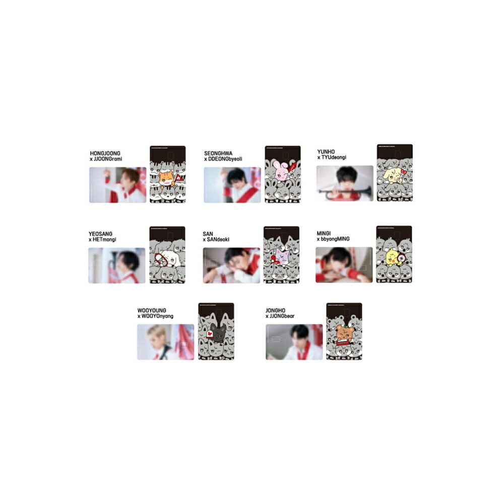 ATEEZ X ANITEEZ / ANITEEZ IN THE CALLING MD / 27 CARD COVER STICKER SET / 8種選択