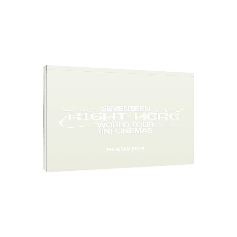 乐天商城 - SEVENTEEN - RIGHT HERE / WORLD TOUR IN CINEMAS PROGRAM BOOK / グッズ / PHOTOBOOK