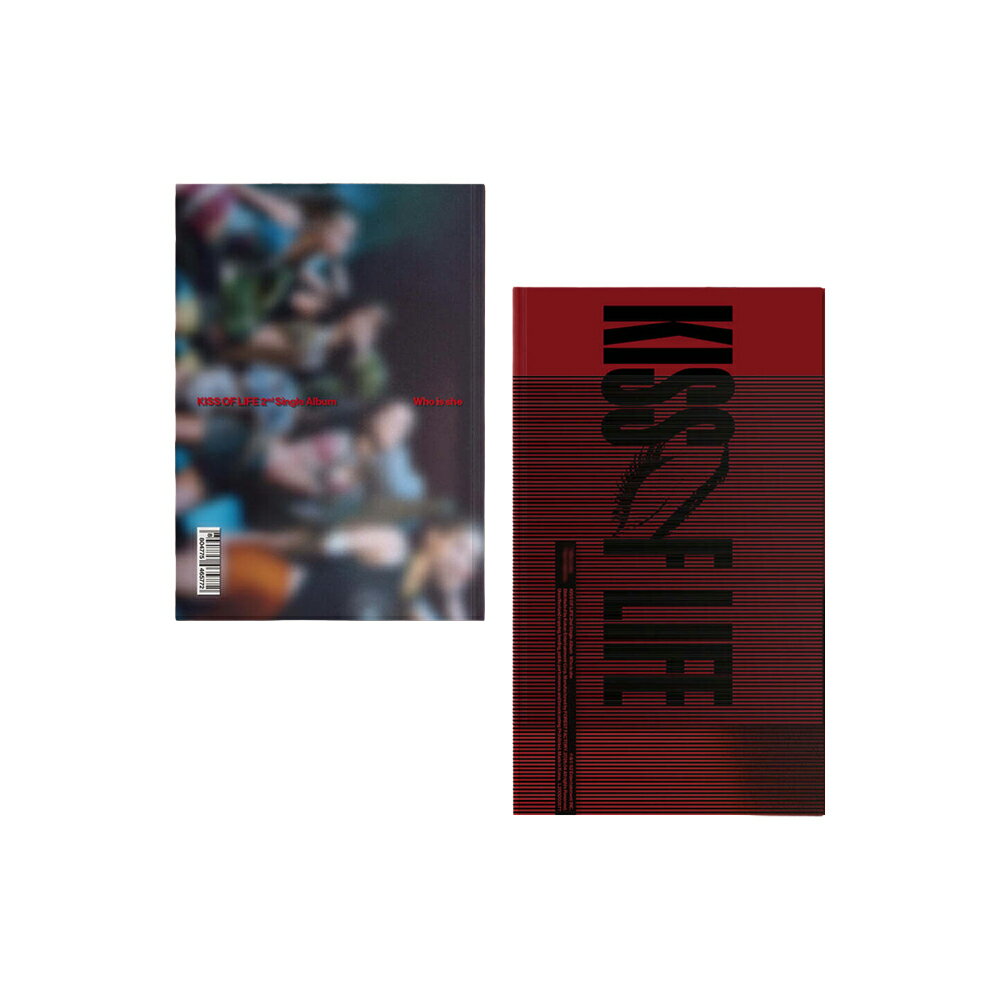 乐天商城 - KISS OF LIFE - WHO IS SHE / AWE VER / BOOKLET + CD-R + PHOTOCARD + UNIT PHOTOCARD + STICKER / アルバム