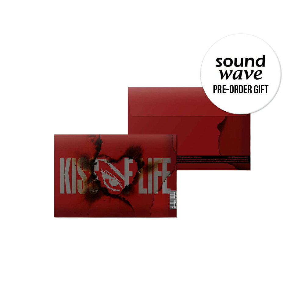 乐天商城 - 【SOUNDWAVE特典選択】 KISS OF LIFE - WHO IS SHE / WHO VER / MINI CD-R + WHO CARD + SEAL STICKER / アルバム