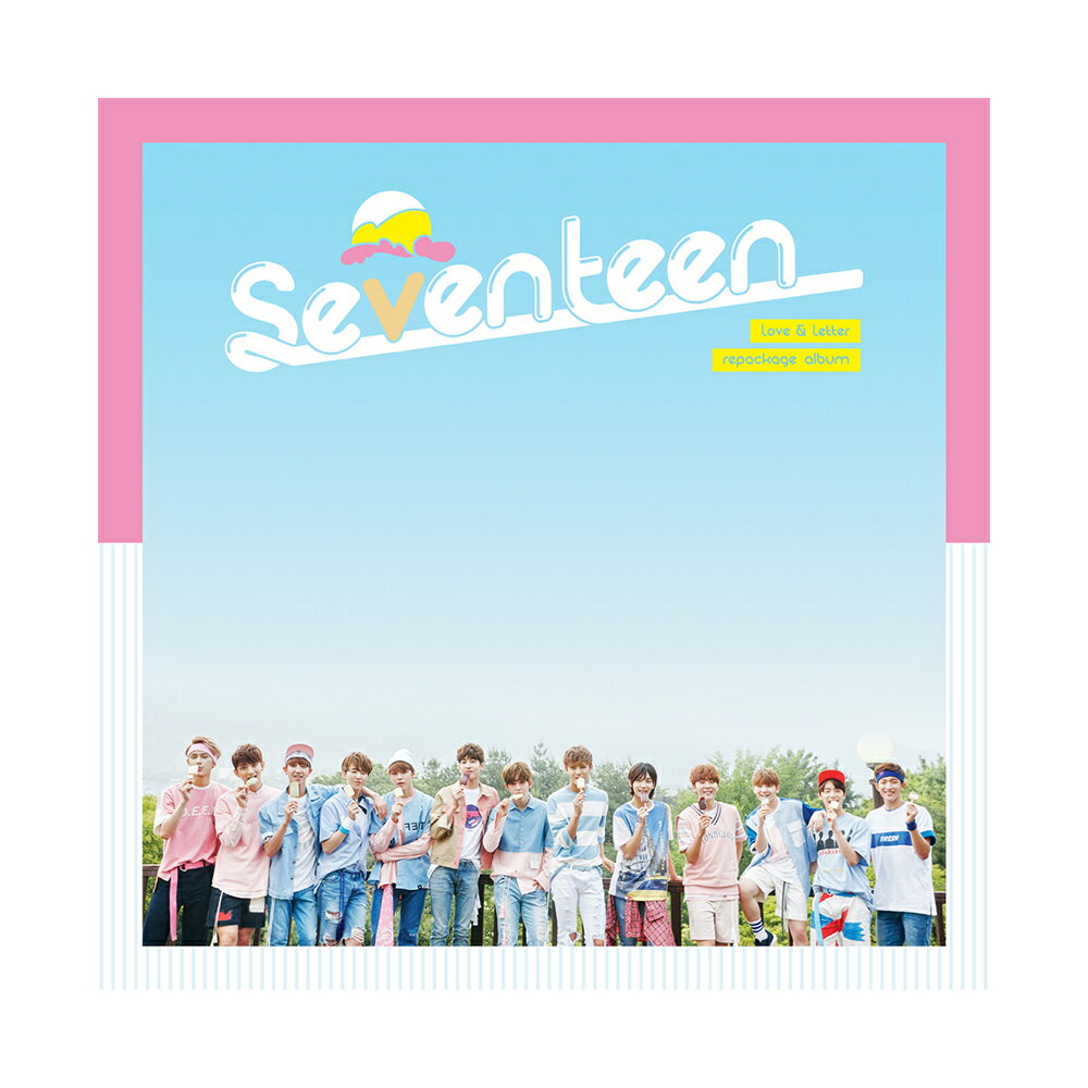乐天商城 - SEVENTEEN - Love&Letter / Repackage Album / PHOTOBOOK + CD + POLAROID PHOTOCARD + STICKER