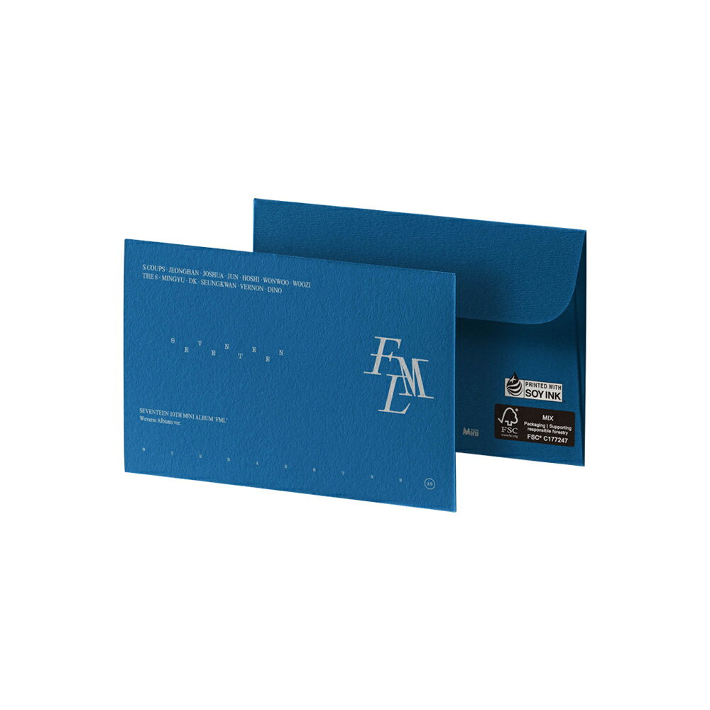 Asia - SEVENTEEN - FML / Weverse Albums ver / NO CD / QR ALBUM / アルバム / SVT