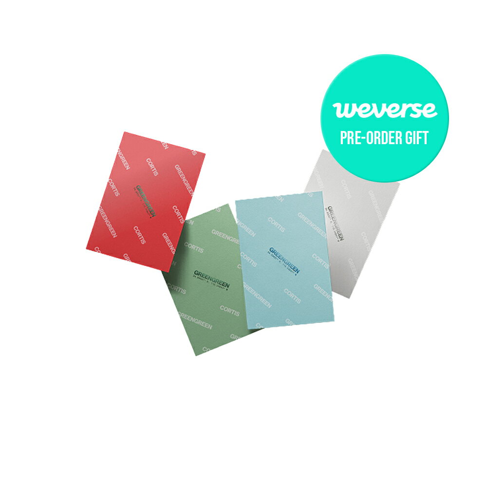  CORTIS - GREENGREEN / WEVERSE ALBUMS VER / アルバム4種選択 / セット