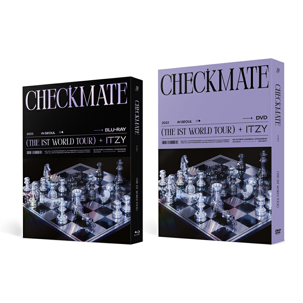2022 ITZY THE 1ST WORLD TOUR CHECKMATE in SEOUL / DVD / BLU-RAY / セット / HOT SALE