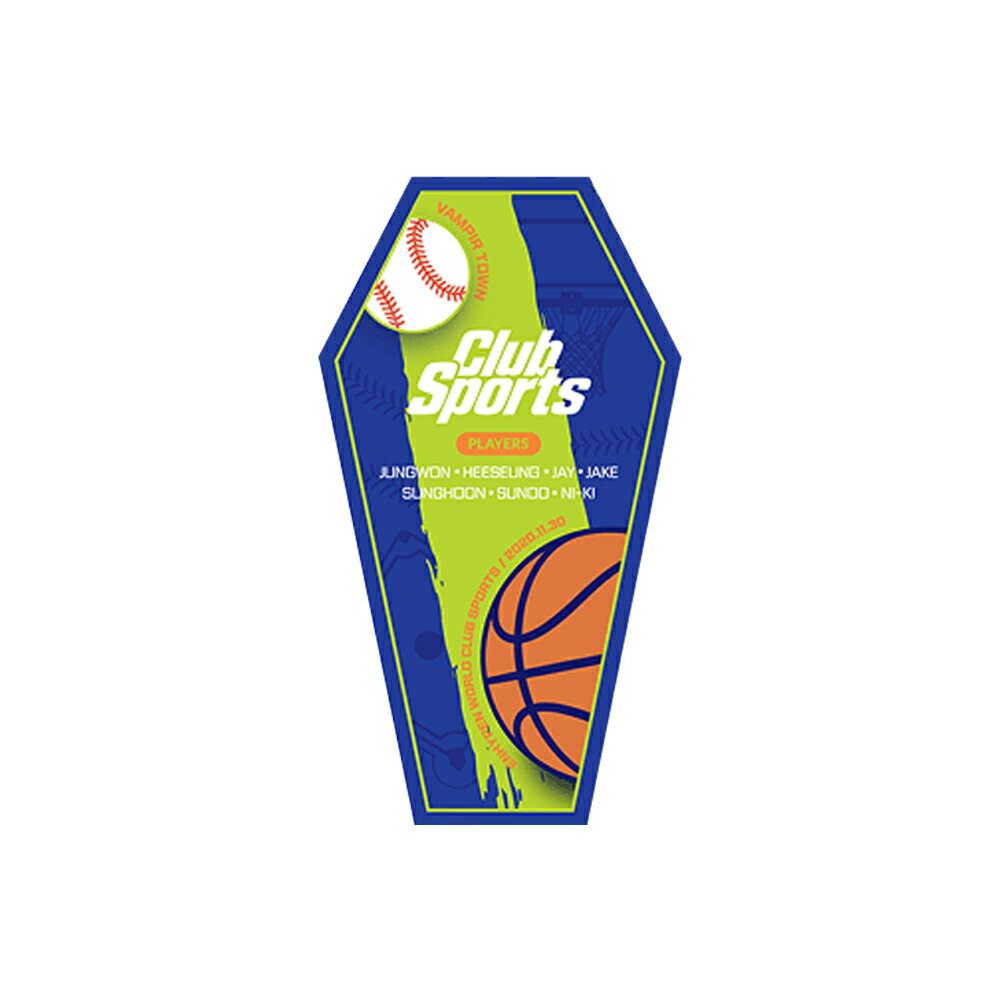 乐天商城 - ENHYPEN WORLD COUPON CARD COLLECTION / CLUB SPORTS SPECIAL ver / COUPON CARD + VAMPIR TICKET