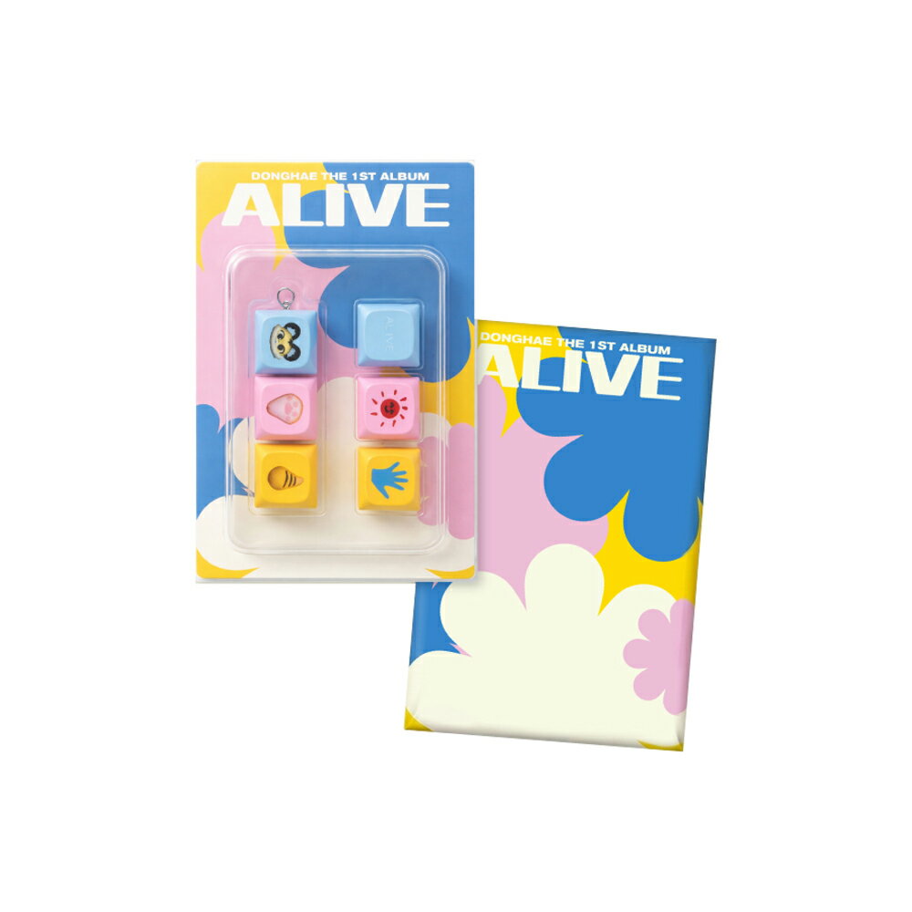 乐天商城 - SUPER JUNIOR DONGHAE - ALIVE / KEYCAP VER / KEYCAP KEYRING + QR CARD / アルバム