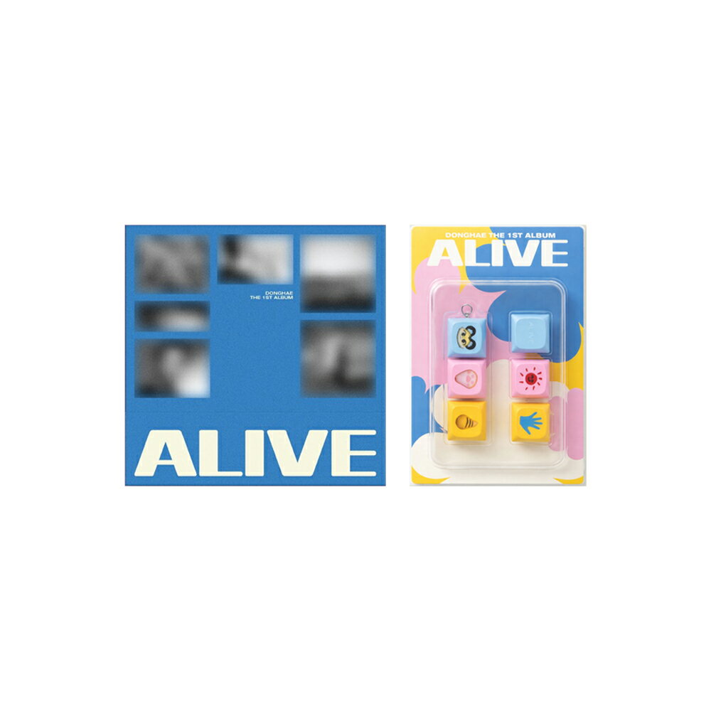 乐天商城 - アルバム2種セット / SUPER JUNIOR DONGHAE - ALIVE / PHOTOBOOK VER + KEYCAP VER
