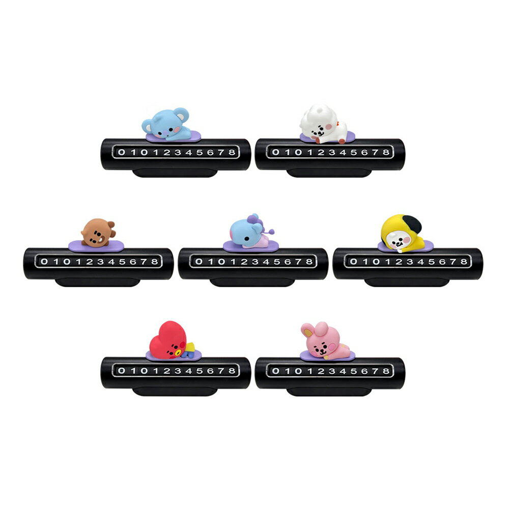乐天商城 - BTS - BT21 Official Baby Figure Parking Number Plate / BTS MD / BTS グッズ / HOT SALE