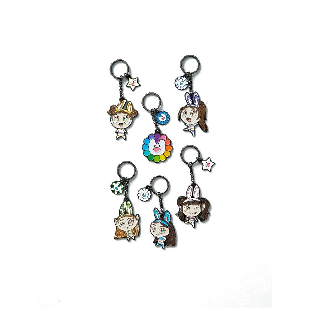 乐天商城 - New Jeans X MURAKAMI Metal Keyring / RANDOM / New Jeans LINE FRIENDS MD / New Jeans グッズ