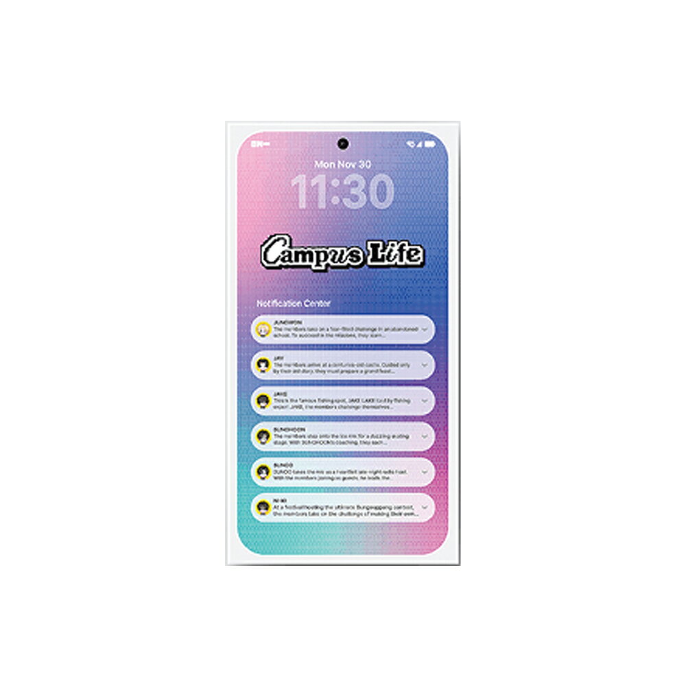 乐天商城 - ENHYPEN WORLD COUPON CARD COLLECTION / CAMPUS LIFE BASIC ver / COUPON CARD + VAMPIR TICKET
