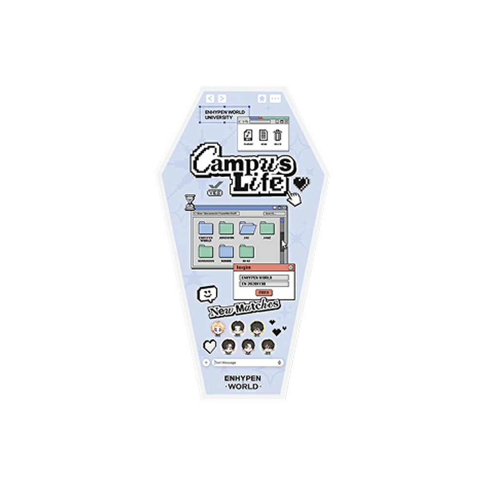 ENHYPEN WORLD COUPON CARD COLLECTION / CAMPUS LIFE SPECIAL ver / COUPON CARD + VAMPIR TICKET