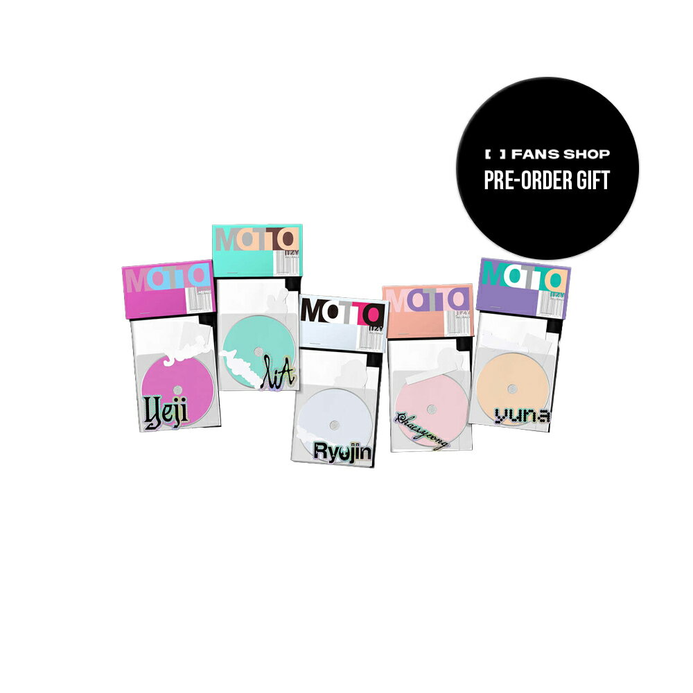 乐天商城 - 【FANS特典選択】 ITZY - MOTTO / MEMBER VER / アルバム5種 / ITZY アルバム