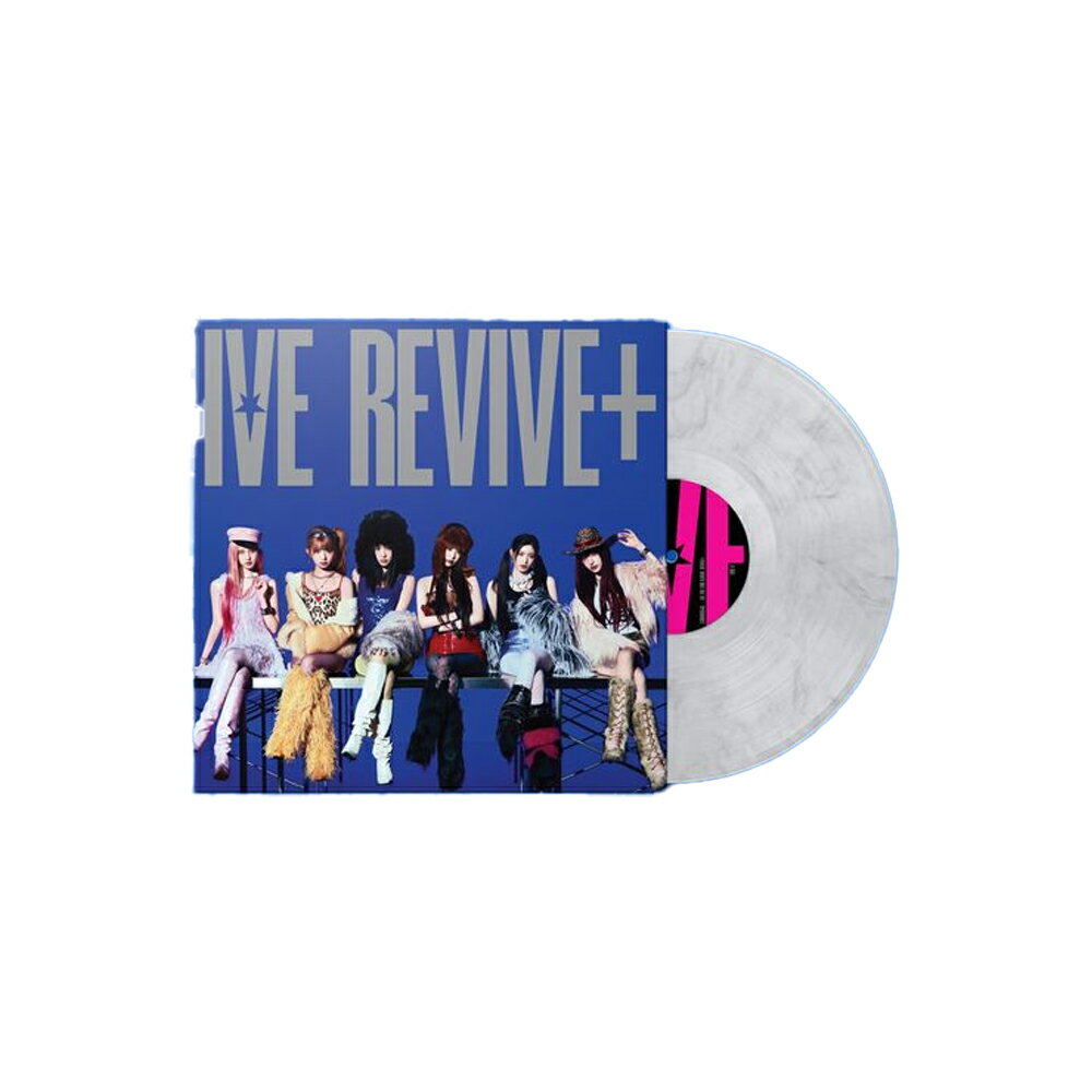 乐天商城 - IVE - REVIVE+ / WHITE MARBLE VINYL LP VER / IVEアルバム