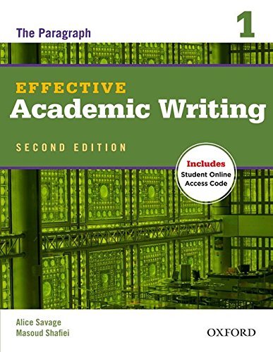 Effective Academic Writing: The Paragraph, Level 1 (Effective Academic Writing Second Edition) (英語)