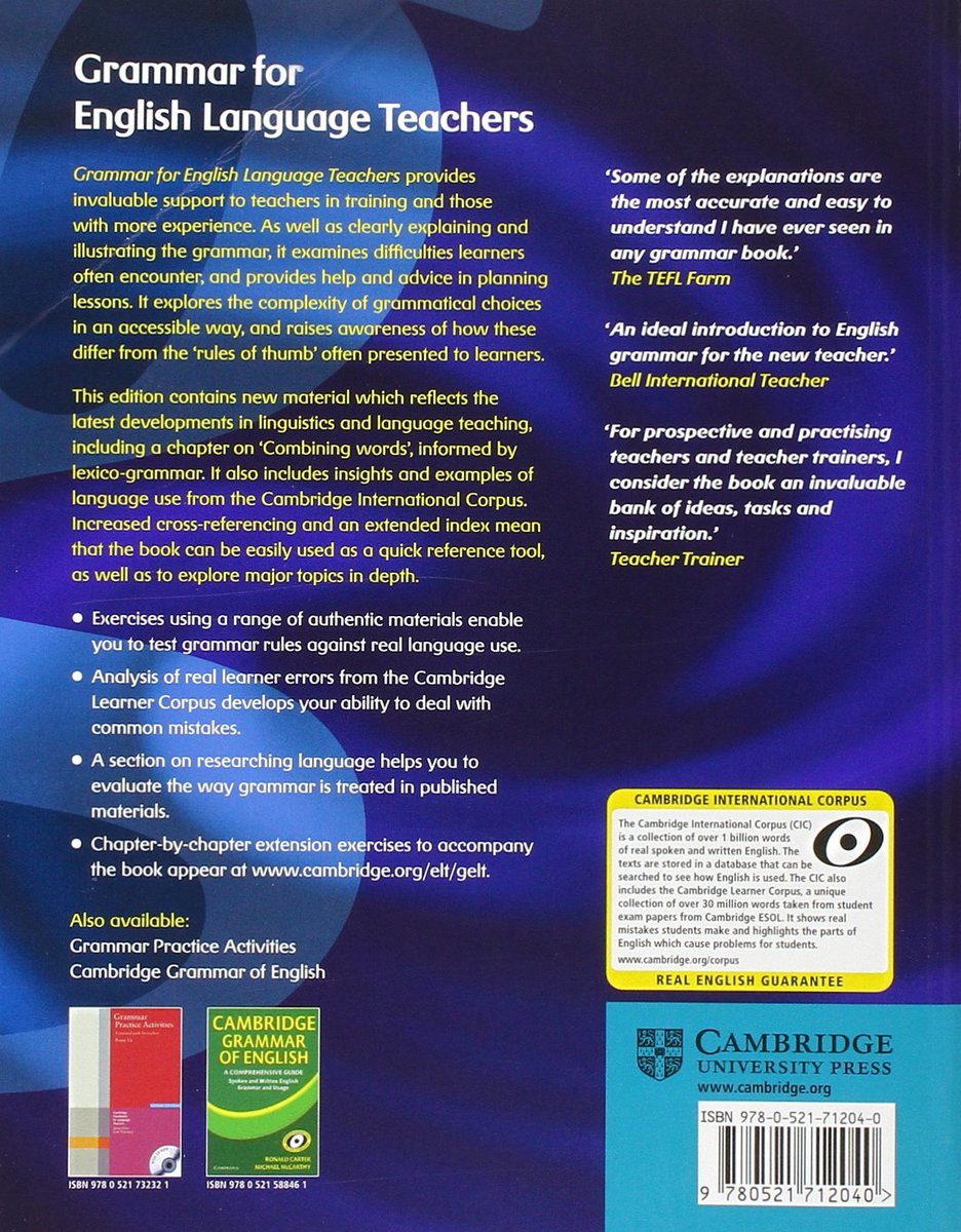 Grammar for English Language Teachers (�Ѹ�)