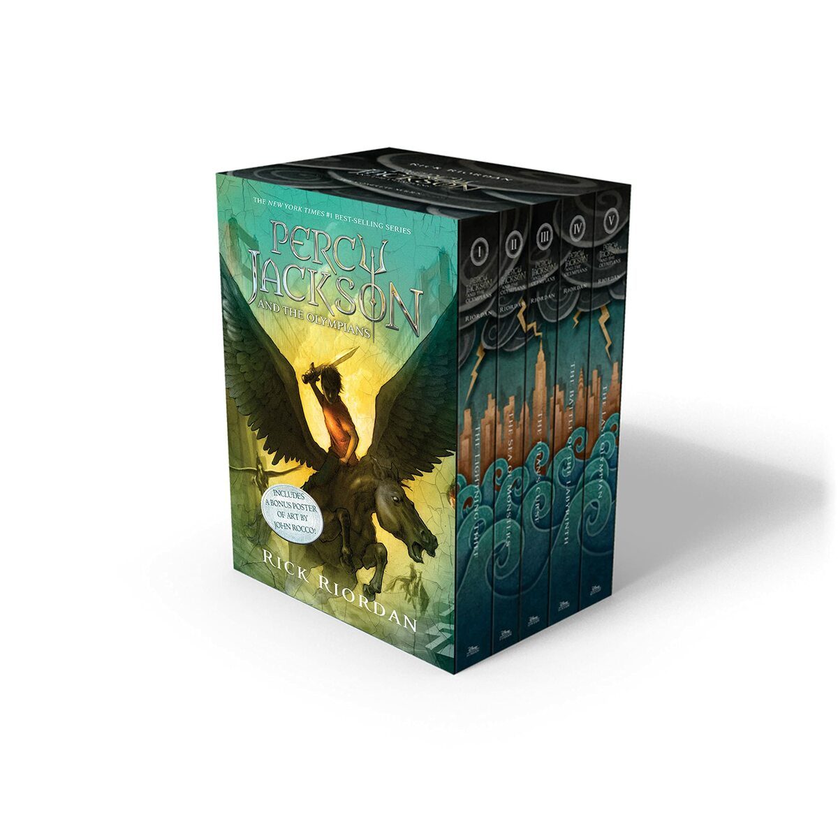 (Percy Jackson & the Olympians)Percy Jackson and the Olympians 5 Book Paperback Boxed Set (new covers w/poster) (Percy Jackson & the Olympians) ペーパーバック – 2014/6/3