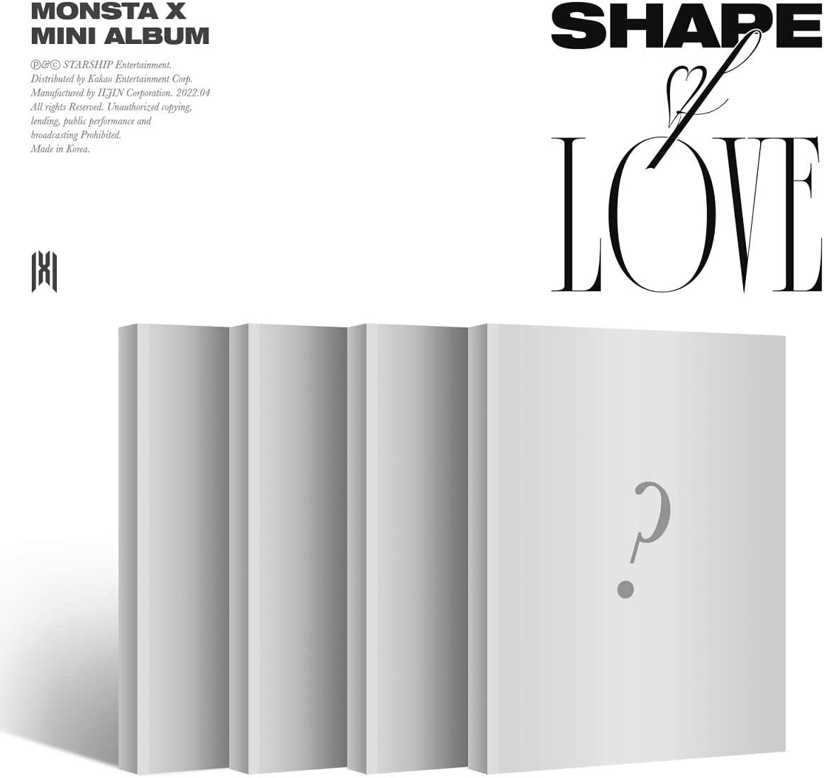 Monsta X Mini Album Vol. 11 - SHAPE of LOVE (Ran