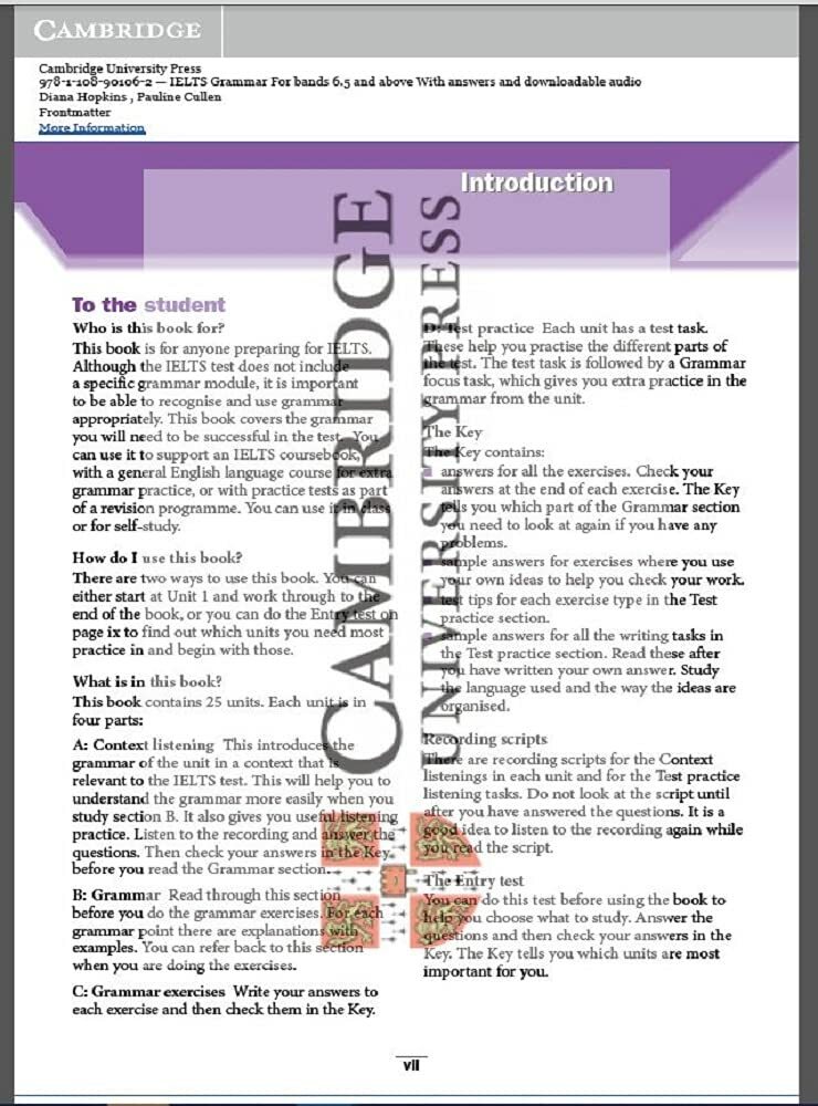 IELTS Grammar For Bands 6.5 and above with answers and downloadable audio (Cambridge Grammar for First Certificate, IELTS, PET) セット買い – HTML, 2021/1/25 kpopstar-10002571 K-Pop Star サンプル画像3