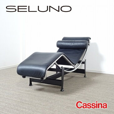 【中古】【展示美品】Cassina(カッシーナ) LC4 CHAIR / シェ−ズロング / 黒本革