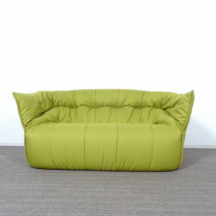 【中古】【展示美品】Ligne Roset(リーンロゼ) BRIGANTIN / ブリガンタン 2人掛けソファ / グリーン系ファブリック