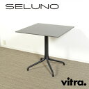 【中古】【展示良品】Vitra(ヴィトラ) BELLEVILLE / ベルヴィル テーブル スクウェア アウトドア / ブラック