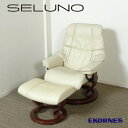 【中古】【展示良品】EKORNES(エコーネス) Stressless / ストレスレス レノ (M) リクライニングチェア / 本革