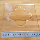 切りぬき&彫りこみ用テンプレート (クローバー)