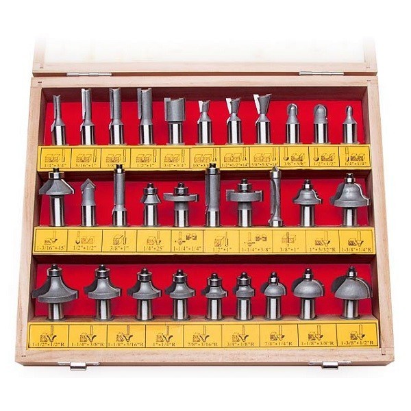 MLCS 30 Piece Router Bit Sets 1/4