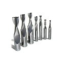 MLCS #207 7 Piece High Piece Steel Spiral Upcut Set - ハイススパイラル (7本セット)