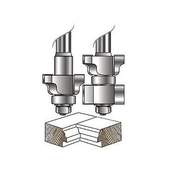 MLCS #8893 Window Sash Router Bits (Reversible Combination Bit)