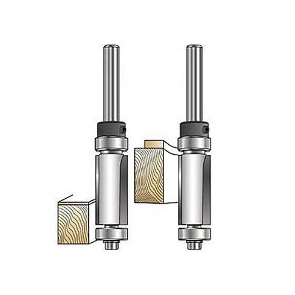 MLCS #6513 Top and Bottom Bearing Flush Trim Pattern Bits - _uxAOgrbg