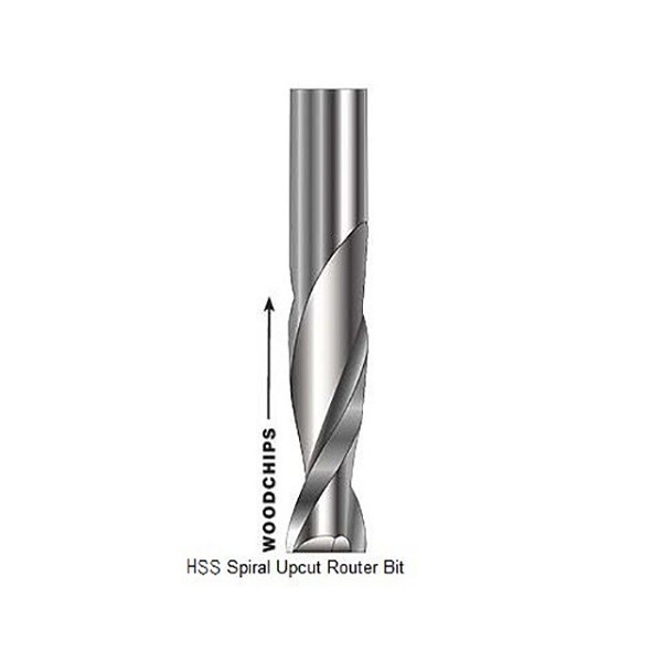 MLCS #7499 HSS Spiral Upcut Router Bits