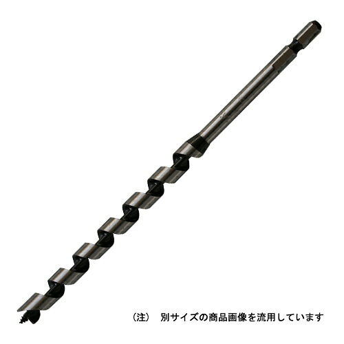 手軽さを求めたインパクトドライバ対応のドリルです。【用途】一般木材13mm穴あけ用ドリル。【機能】先ネジとケガキ刃を従来ドリルよりも小さくすることで、インパクトドライバ使用時の切削抵抗を抑えてバッテリーが長持ちします。　　　　先ネジの回転力を利用してスムーズな穴あけが可能です。●6.35mm六角軸。●全長×ネジ丈：190×120mm。●軸：普通鋼。●刃：普通鋼。